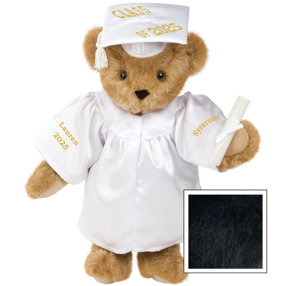 15 In. Class of 2025 Graduation Bear in White Gown、mySite、g9winljtr