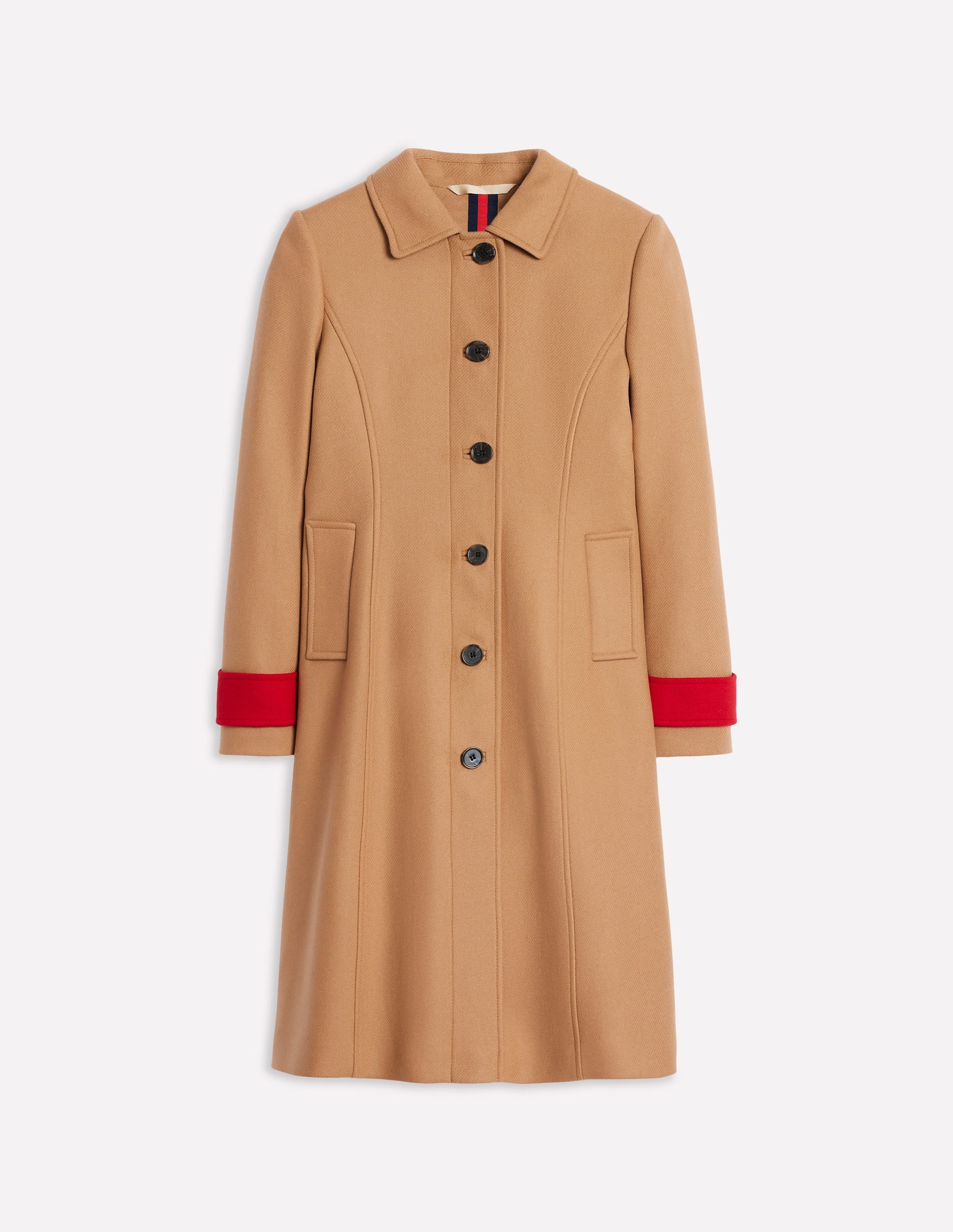  Durham Wool Blend Coat-Colourblock Camel、mySite、ashleygrahame