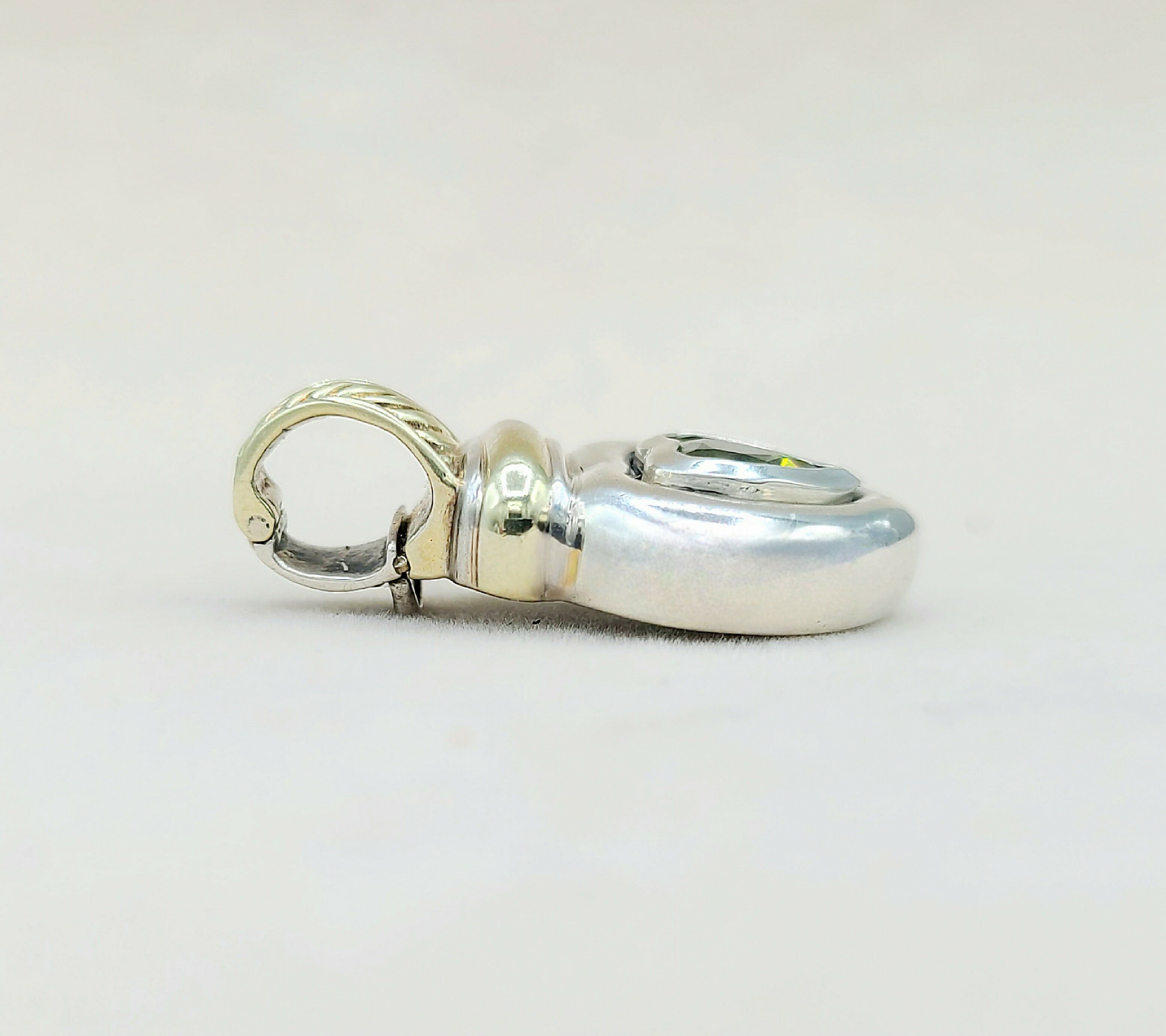 David Yurman Heart Pendant Enhancer Peridot & Gold、mySite、hinf8tx79