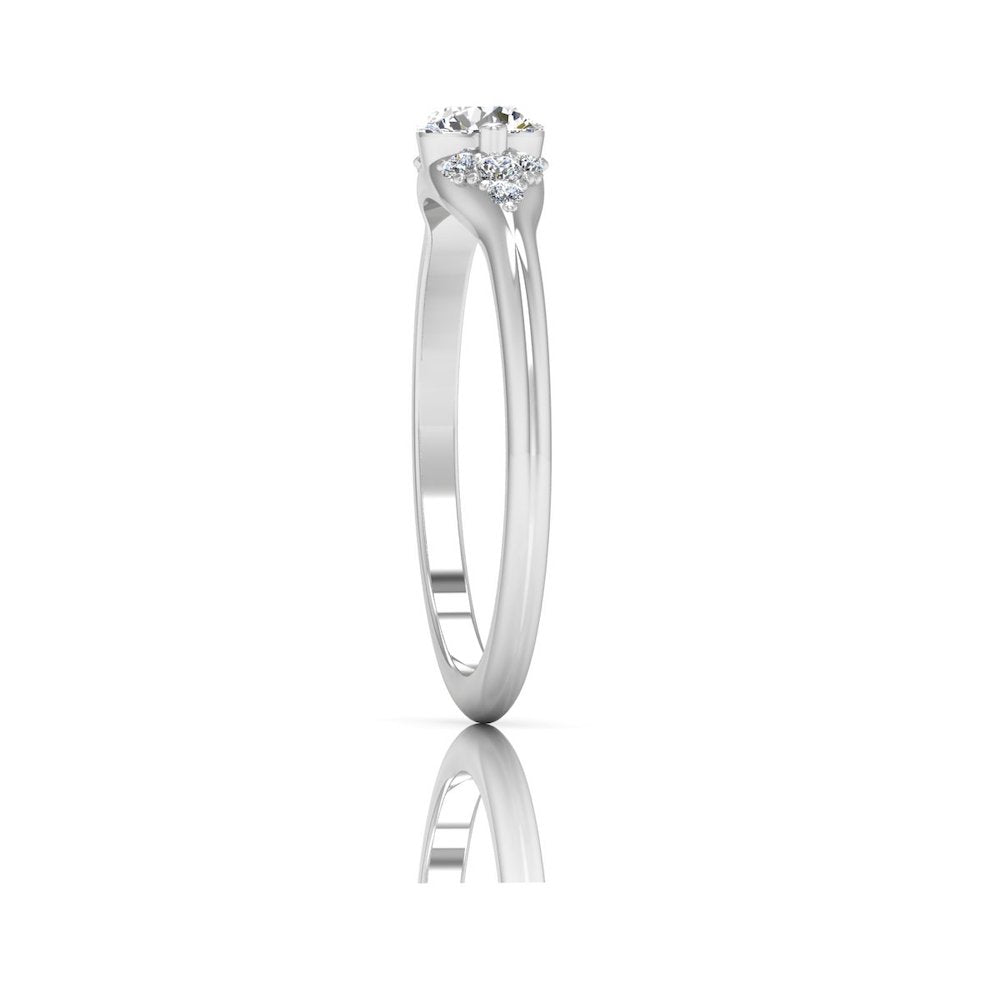 Round Moissanite Engagement Ring、mySite、hinf8tx79