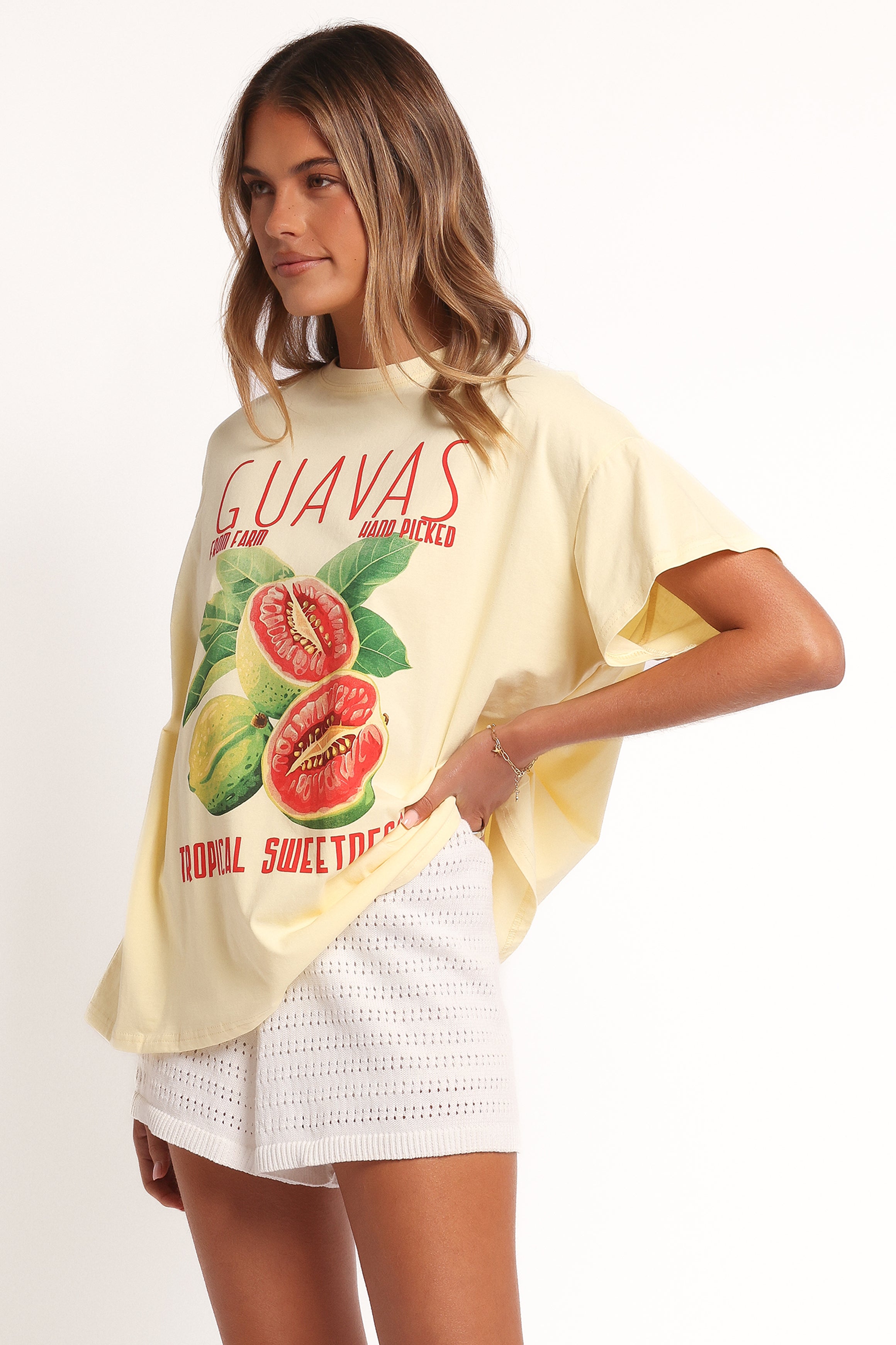  Guavas Graphic Tee - Pale Yellow、mySite、sugarbowlscore
