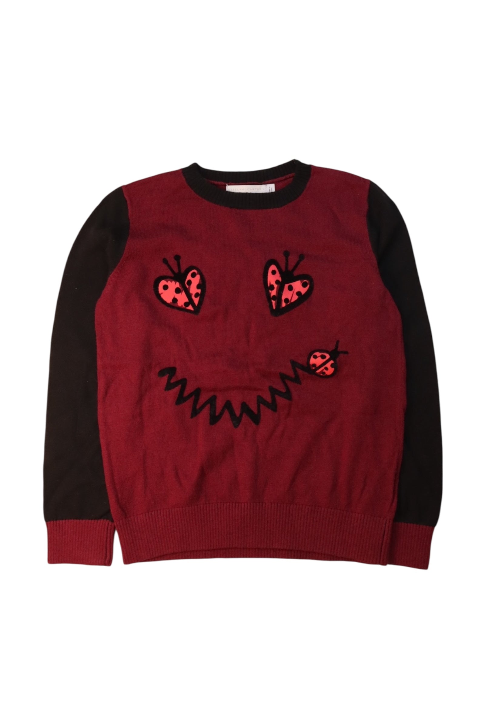Stella McCartney Smiley Face Knit Sweater 8Y、mySite、g9winljtr