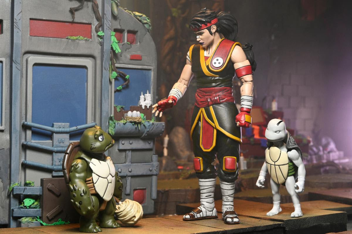 NECA Teenage Mutant Ninja Turtles Casey Marie with Baby Odyn & Uno (The Last Ronin- The Lost Years)、mySite、hgirdovlk