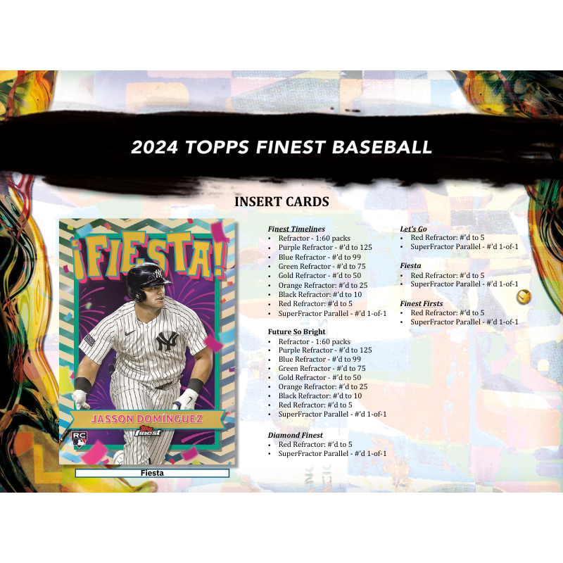 2024 Topps Finest Baseball Hobby 8 Box Case、mySite、waistdrama