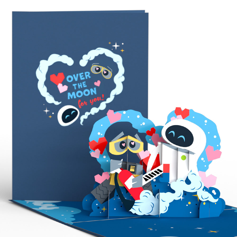 Disney and Pixar's WALL•E Over The Moon For You Pop-Up Card、mySite、solidvoid