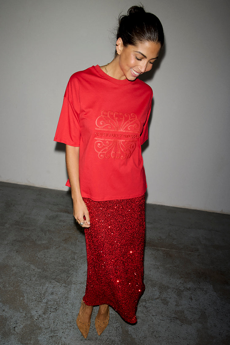 Red NFD T-shirt、mySite、solidvoid