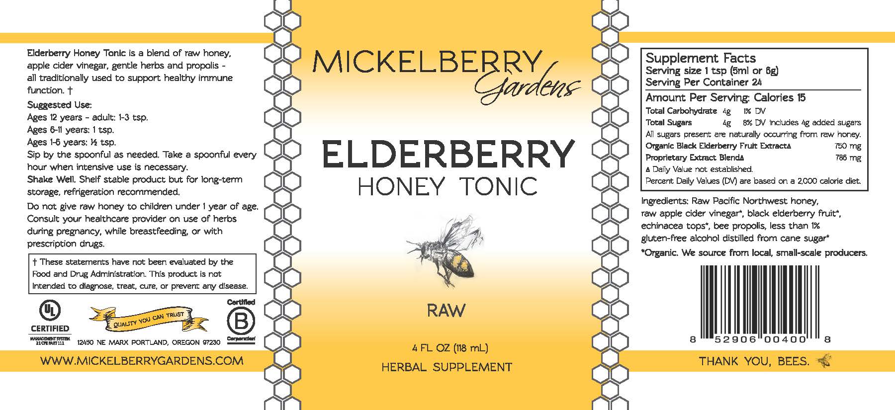 Elderberry Honey Tonic、mySite、gigharbornorthrealestate