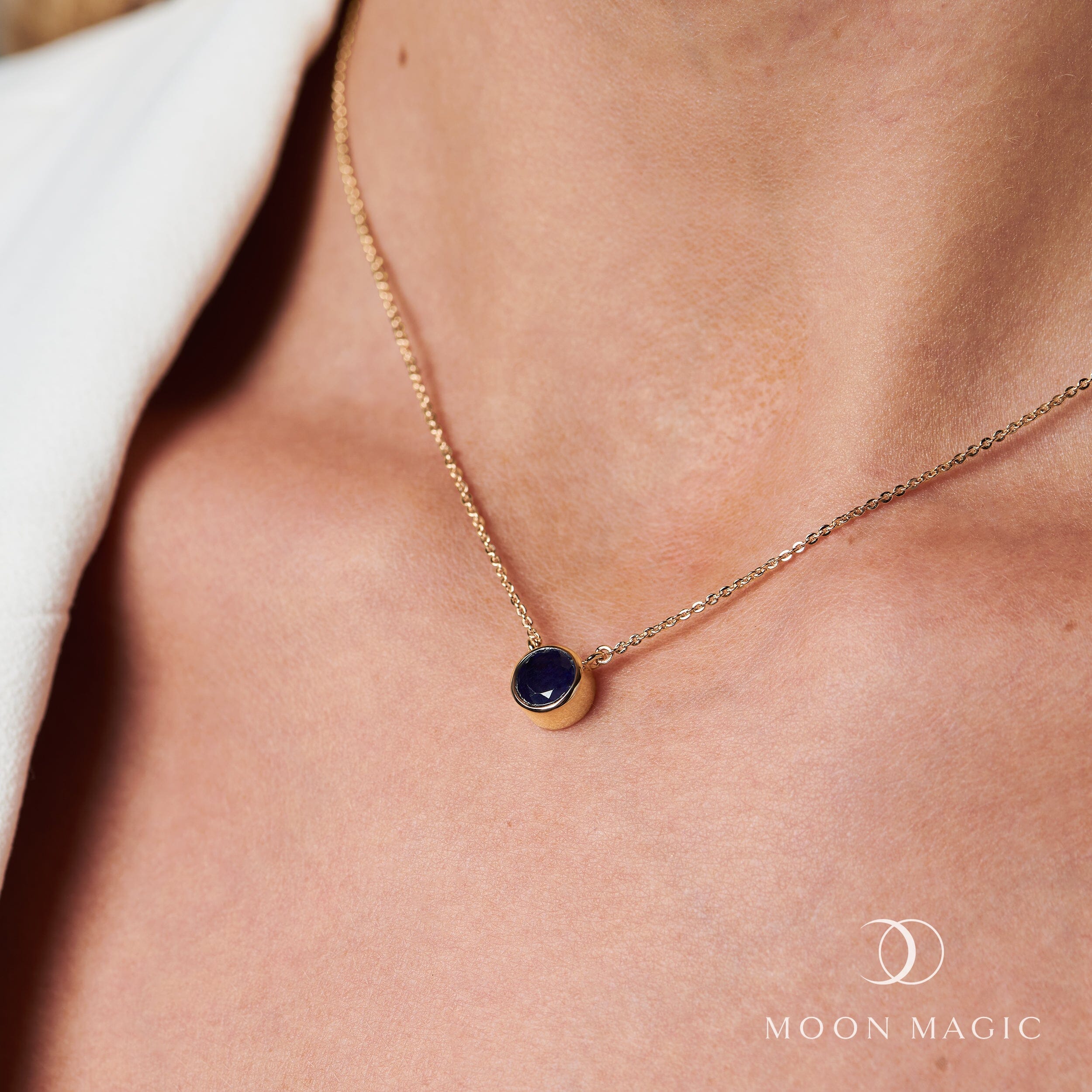 Blue Sapphire Necklace - Solitaire、mySite、hinf8tx79