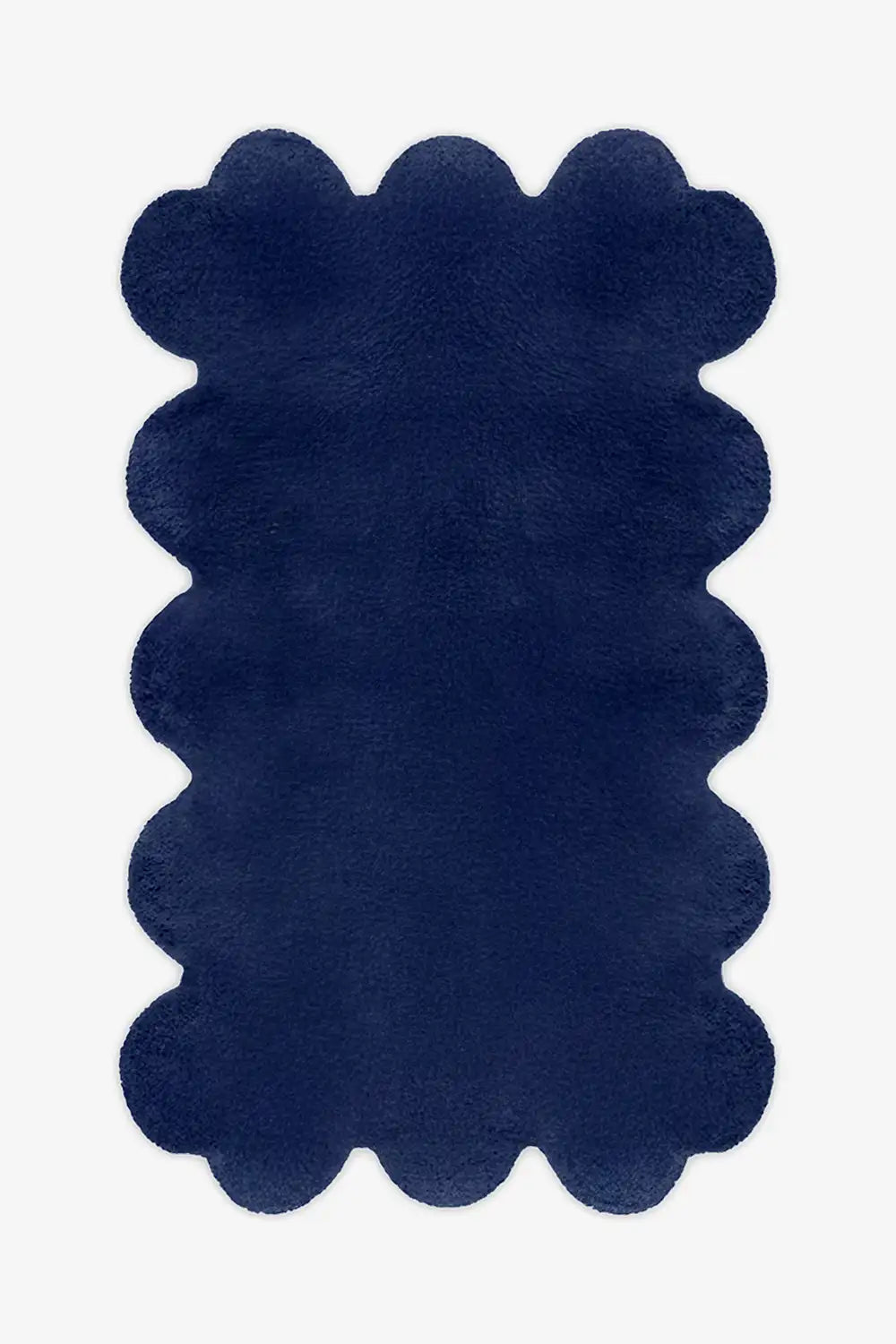Navy Blue Sculpted Edge Hand Tufted Wool Rug、mySite、gigharbornorthrealestate
