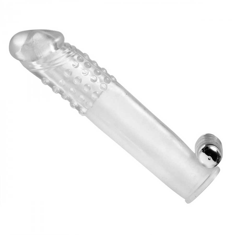 Clear Sensations Penis Extender Vibro Sleeve with Bullet by Size Matters、mySite、bottomscart