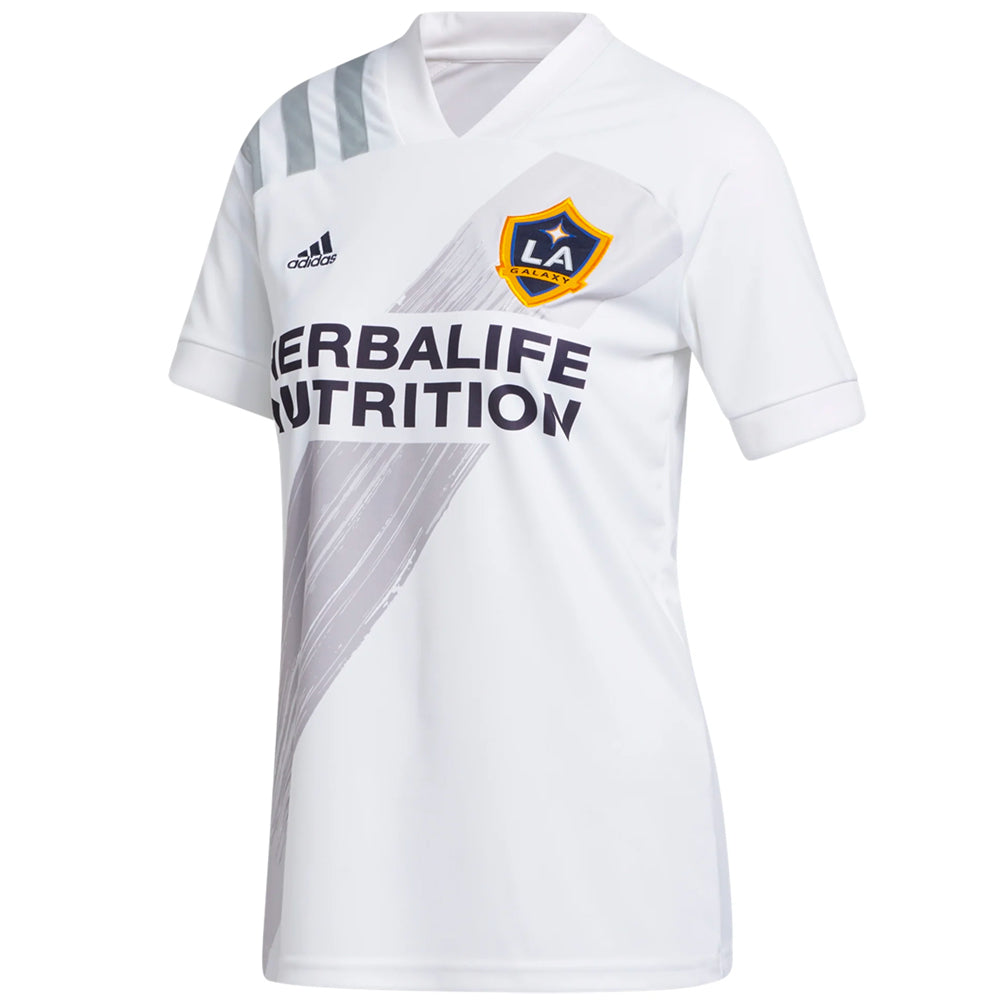 adidas Women's LA Galaxy 2020 Chicharito Home Jersey White/Grey、mySite、noshort