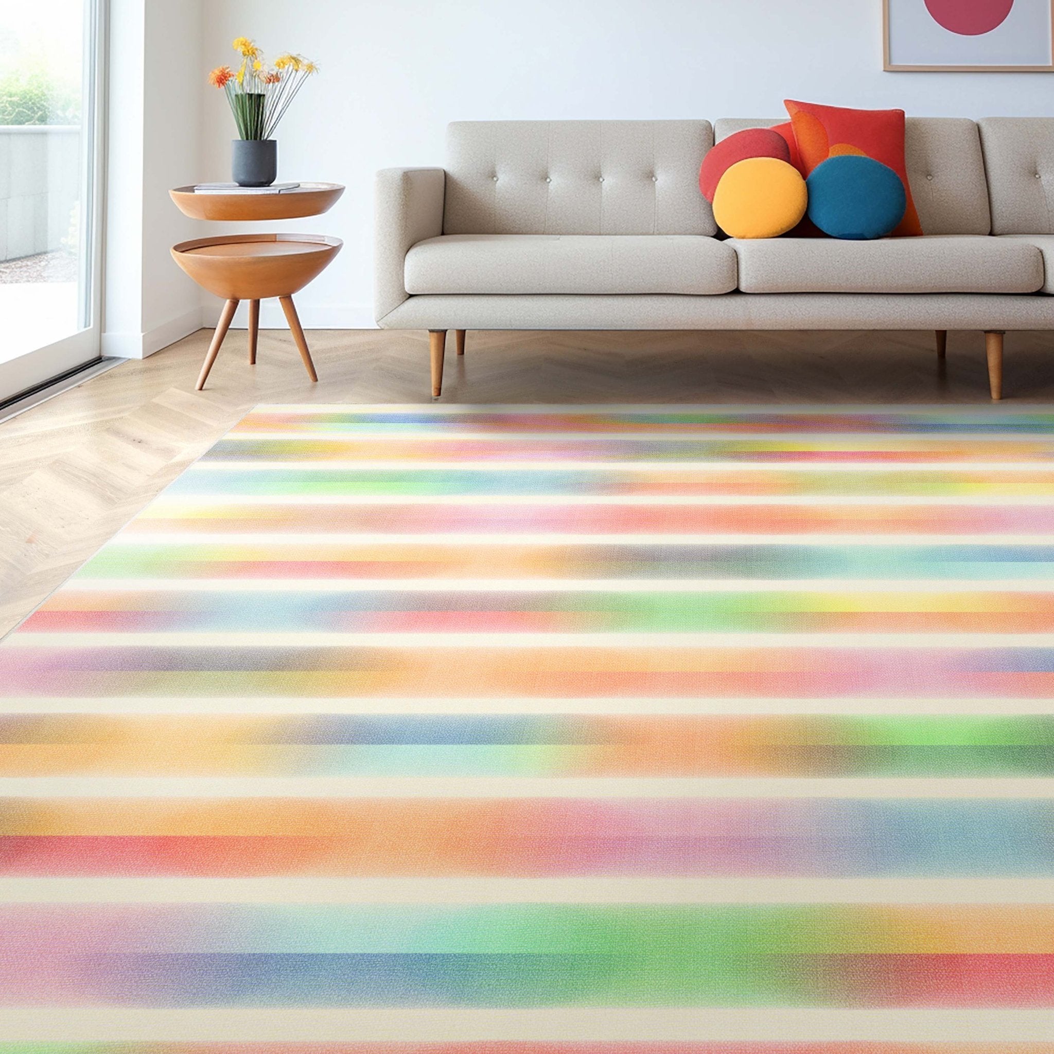 Apollo Geometric Modern Shapes Multi Color Rug for Living Room, Bedroom, Kitchen & Office、mySite、gigharbornorthrealestate