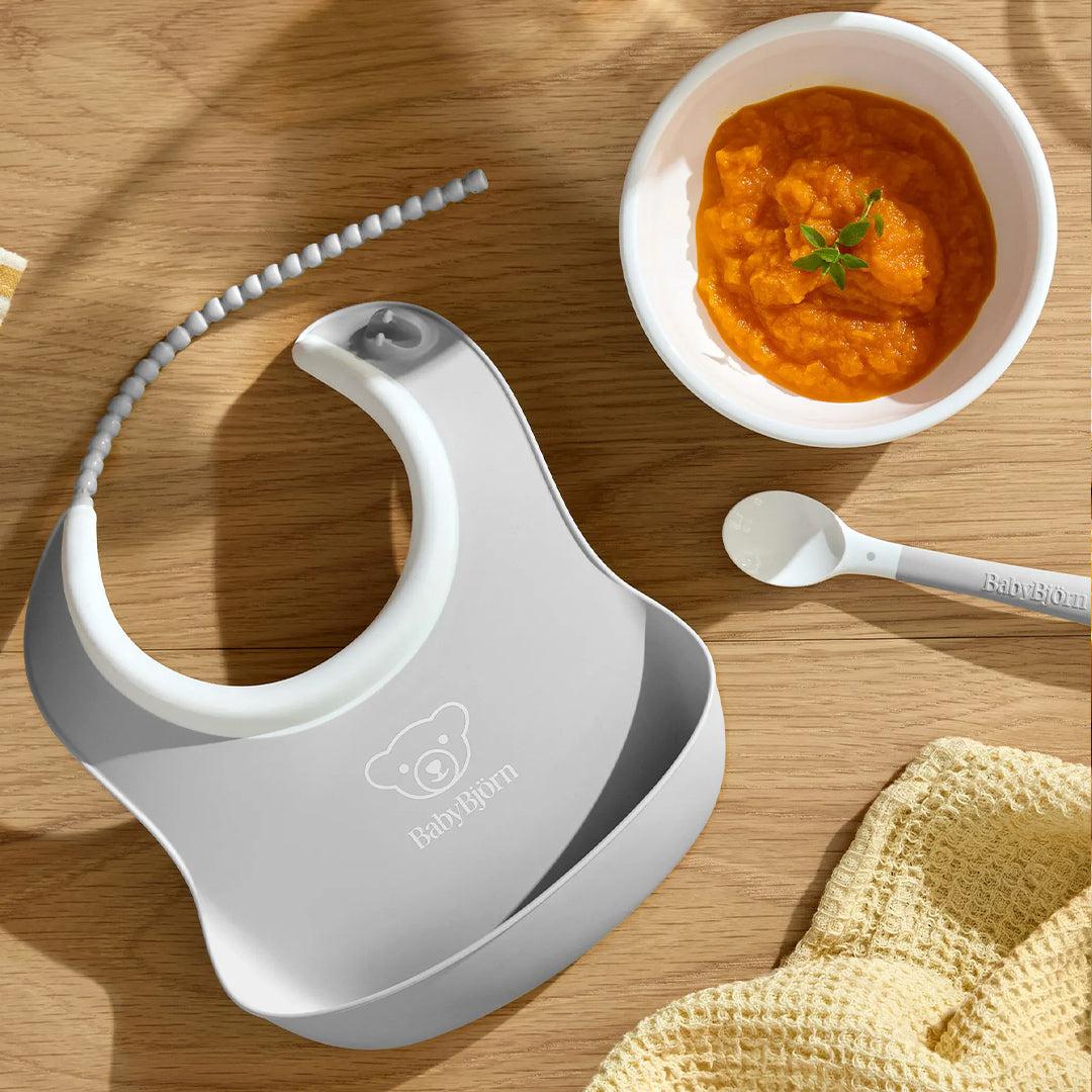  BabyBjörn Baby Feeding Set 3 pcs - Grey、mySite、merchandisen