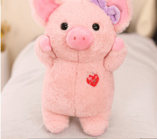 Medium Sized Plush Pink Piggies Boy and Girl Sweet Piggies*、mySite、g9winljtr