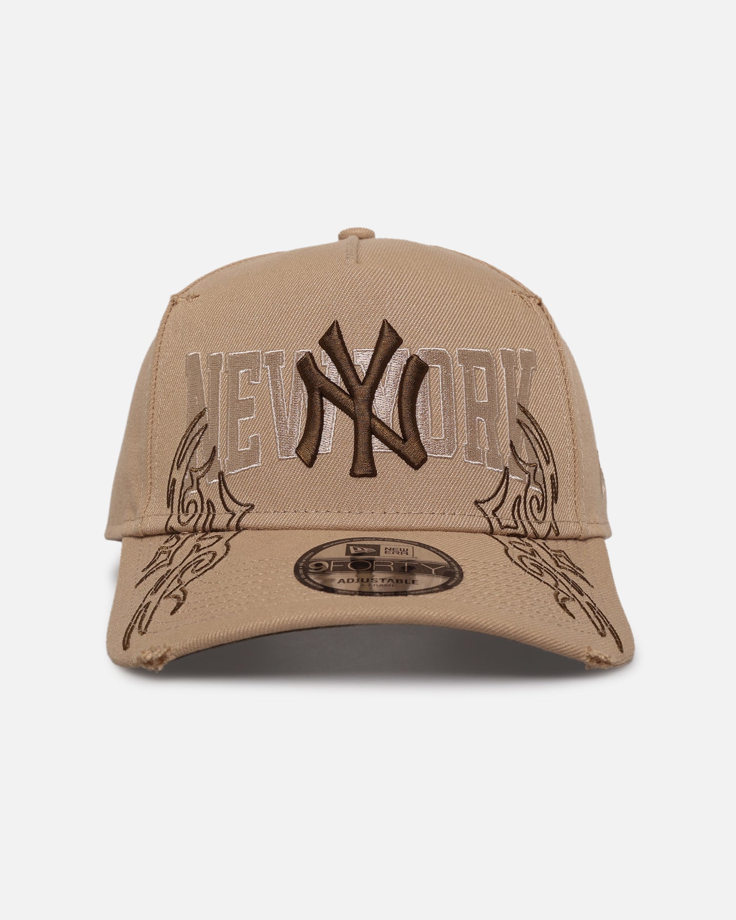 New Era New York Yankees 'Tribal' 9FORTY A-Frame Snapback Camel、mySite、zt4zffjzw