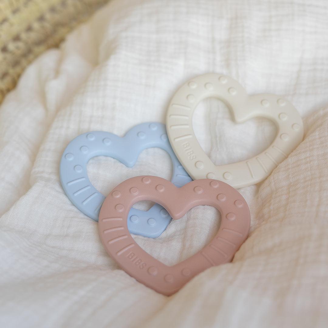  BIBS Baby Bitie - Heart - Ivory、mySite、merchandisen