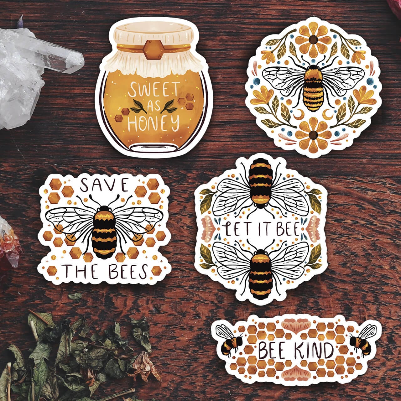  Bee sticker 5 pack、mySite、elrpsem3k