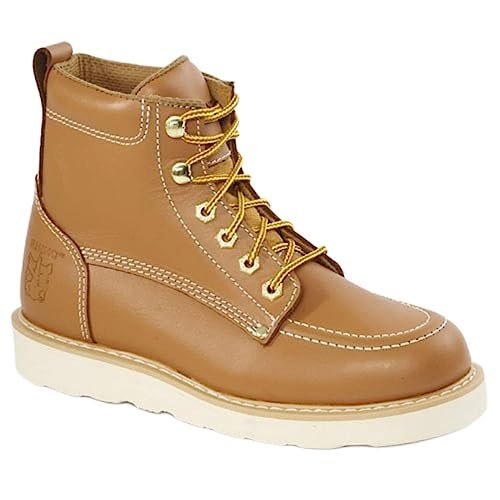  Rhino 62T06 6 inch Moc toe Leather Work Boot - Butternut、mySite、preschool7hills