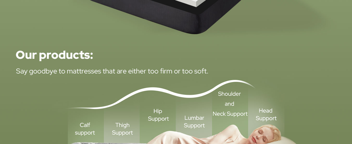 Ergonomically designed, Perfect Body Support and Pain Relief
