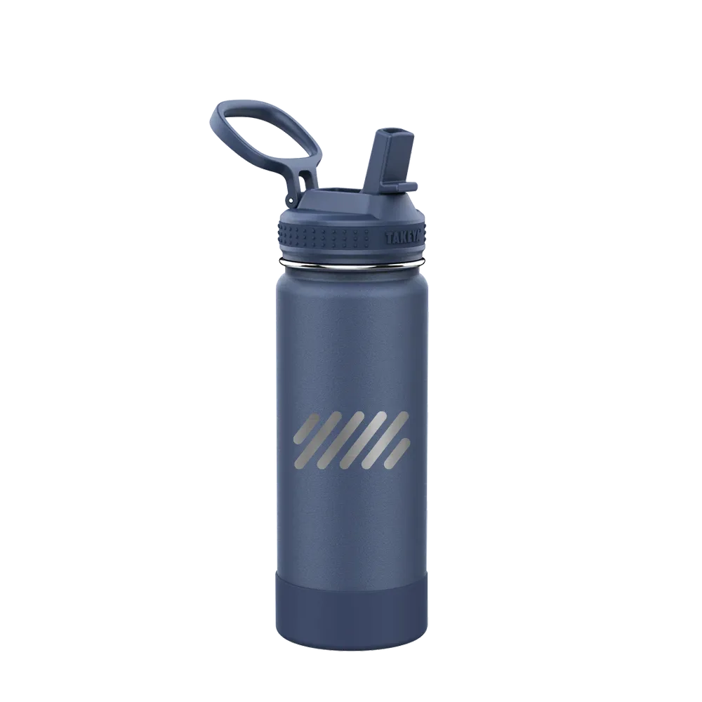 Takeya 18 oz Actives Water Bottle With Straw Lid、mySite、noshort