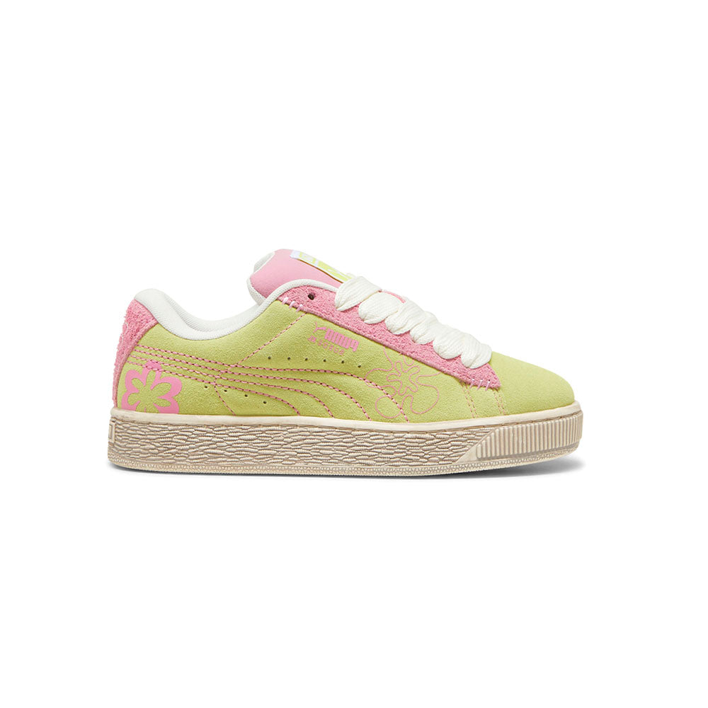 Suede Xl Skater Bloom Floral Lace Up Sneakers (Big Kid)、mySite、gtrtttuynbv