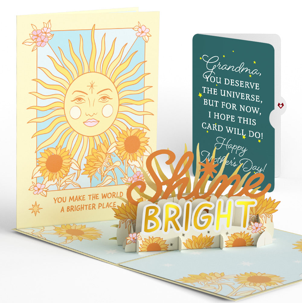 Shine Bright Mother's Day Pop-Up Card and Sentiment Set for Grandma、mySite、solidvoid