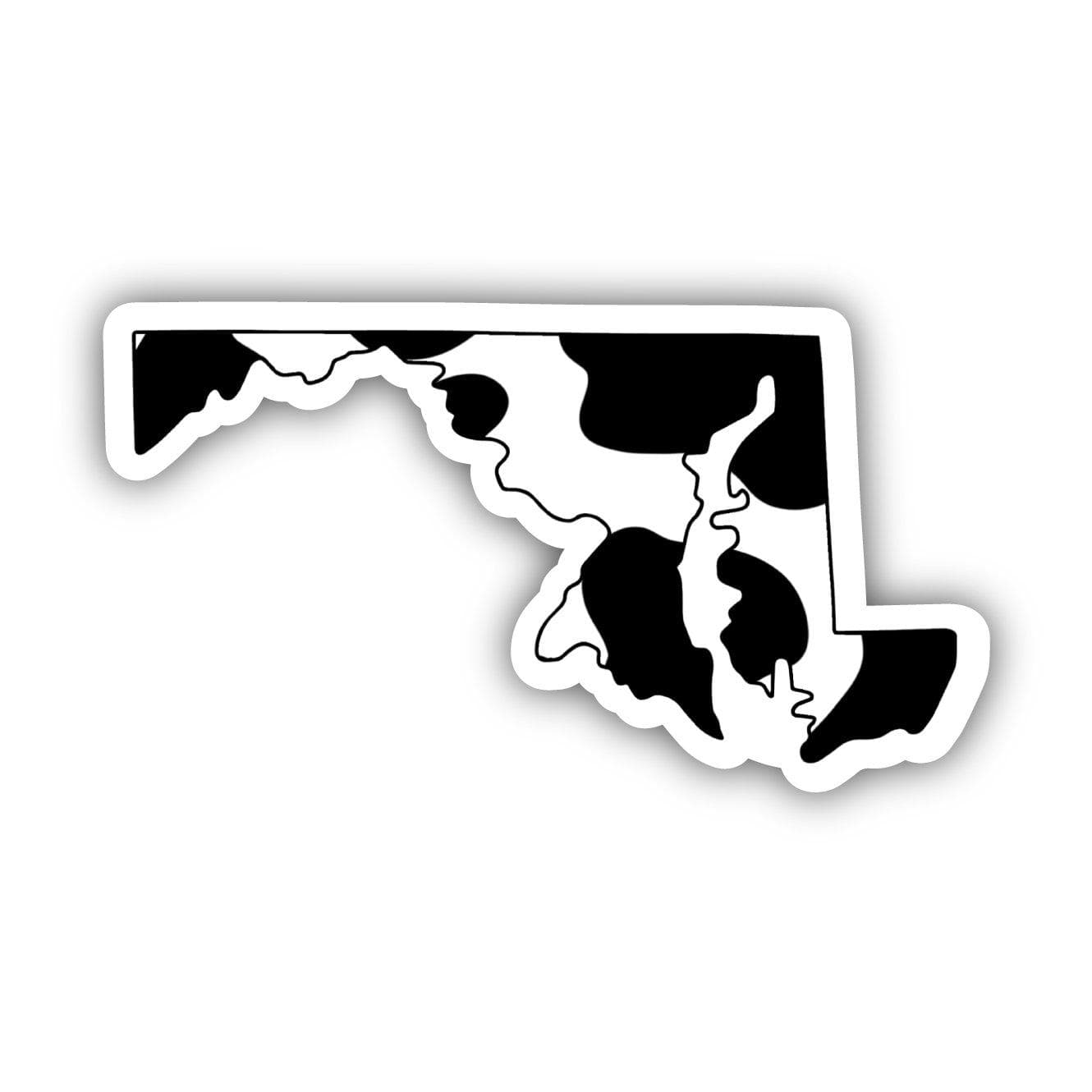  Maryland Cow Pattern Sticker、mySite、elrpsem3k