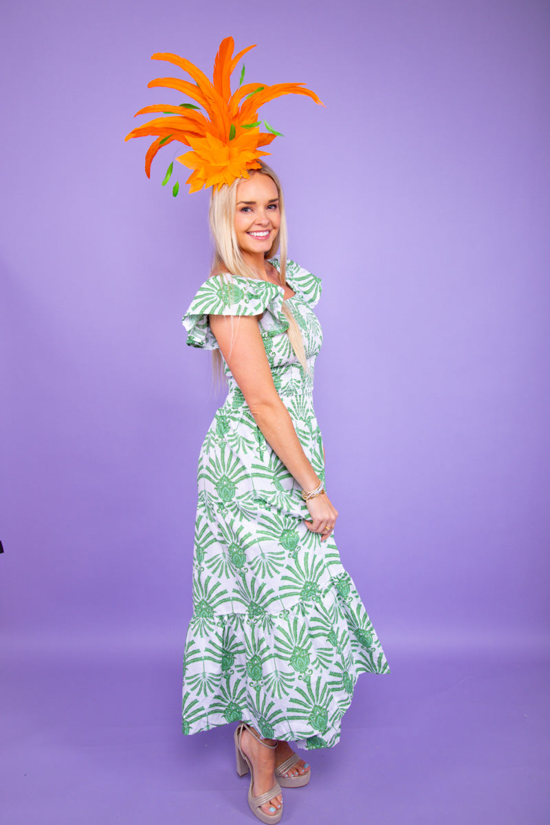 Deco Palm Smocked Top & Skirt Set、mySite、hinf8tx79