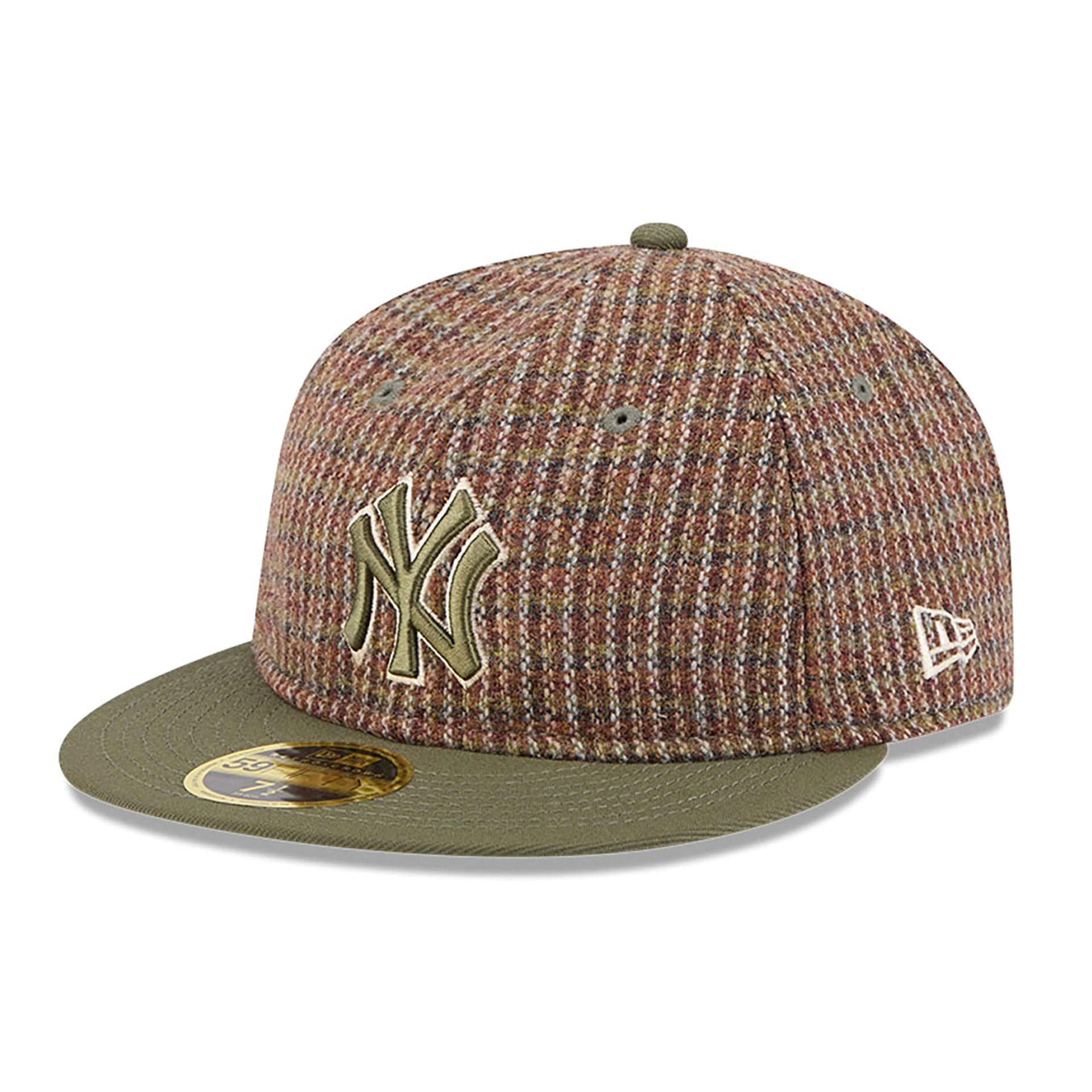 New York Yankees Wool MLB Brown Retro Crown 59FIFTY Fitted Cap、mySite、vikingsvslions