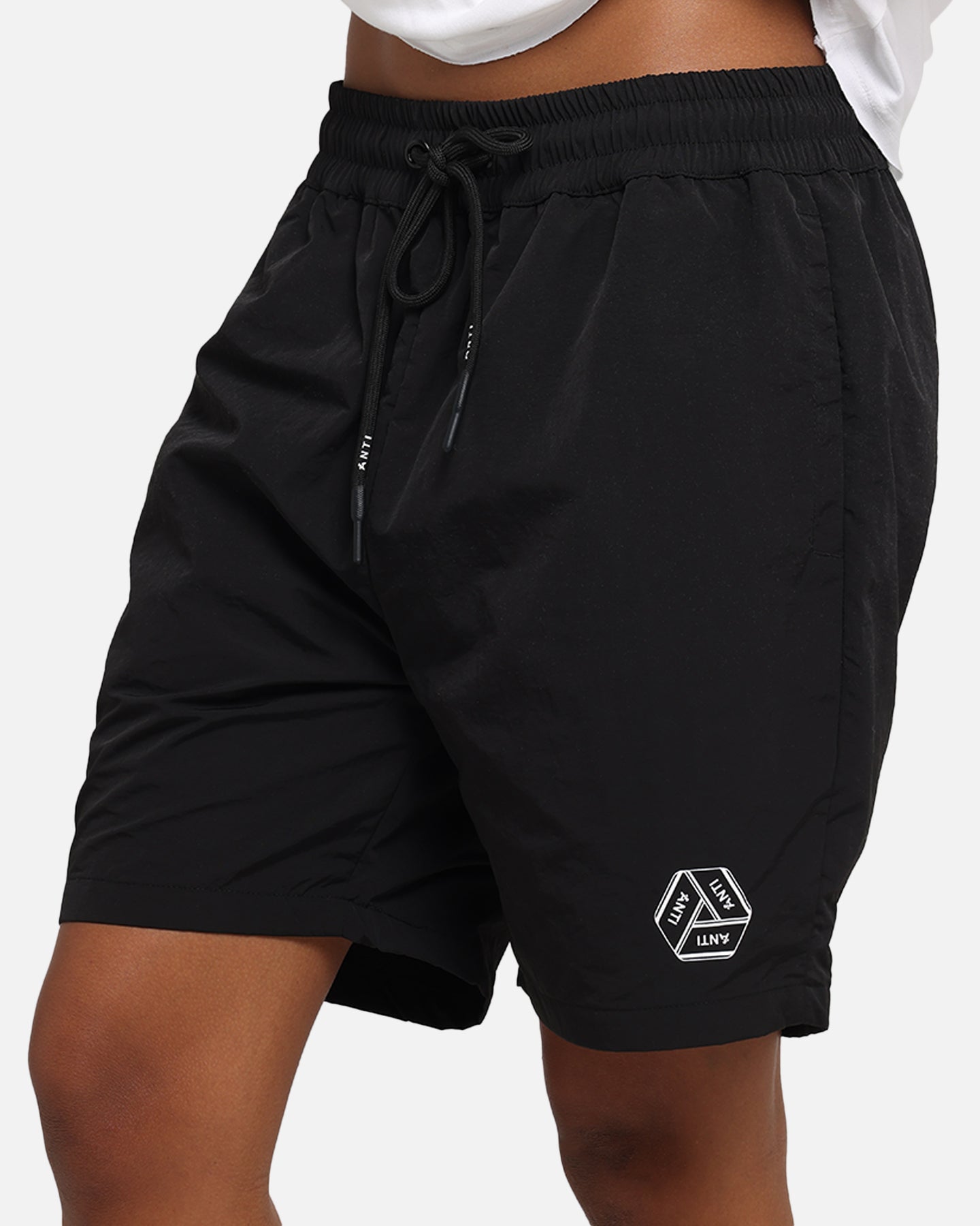 The Anti Order Reverse Logo Nylon Shorts Black、mySite、zt4zffjzw