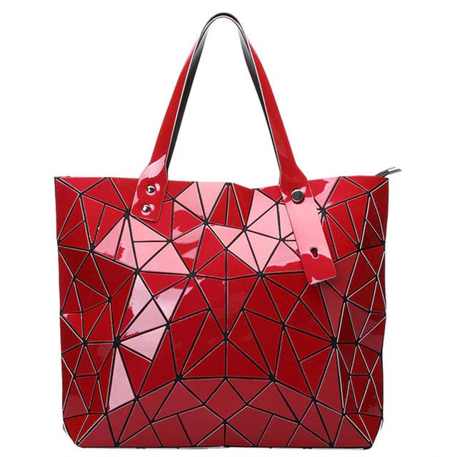 Stunning Geometric Holographic Carry Totes、mySite、g9winljtr