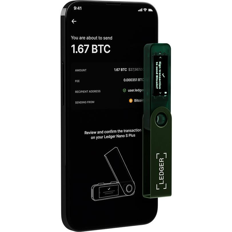 Ledger Nano S Plus Digital Wallet (Emeral Green)、mySite、camillekostekn