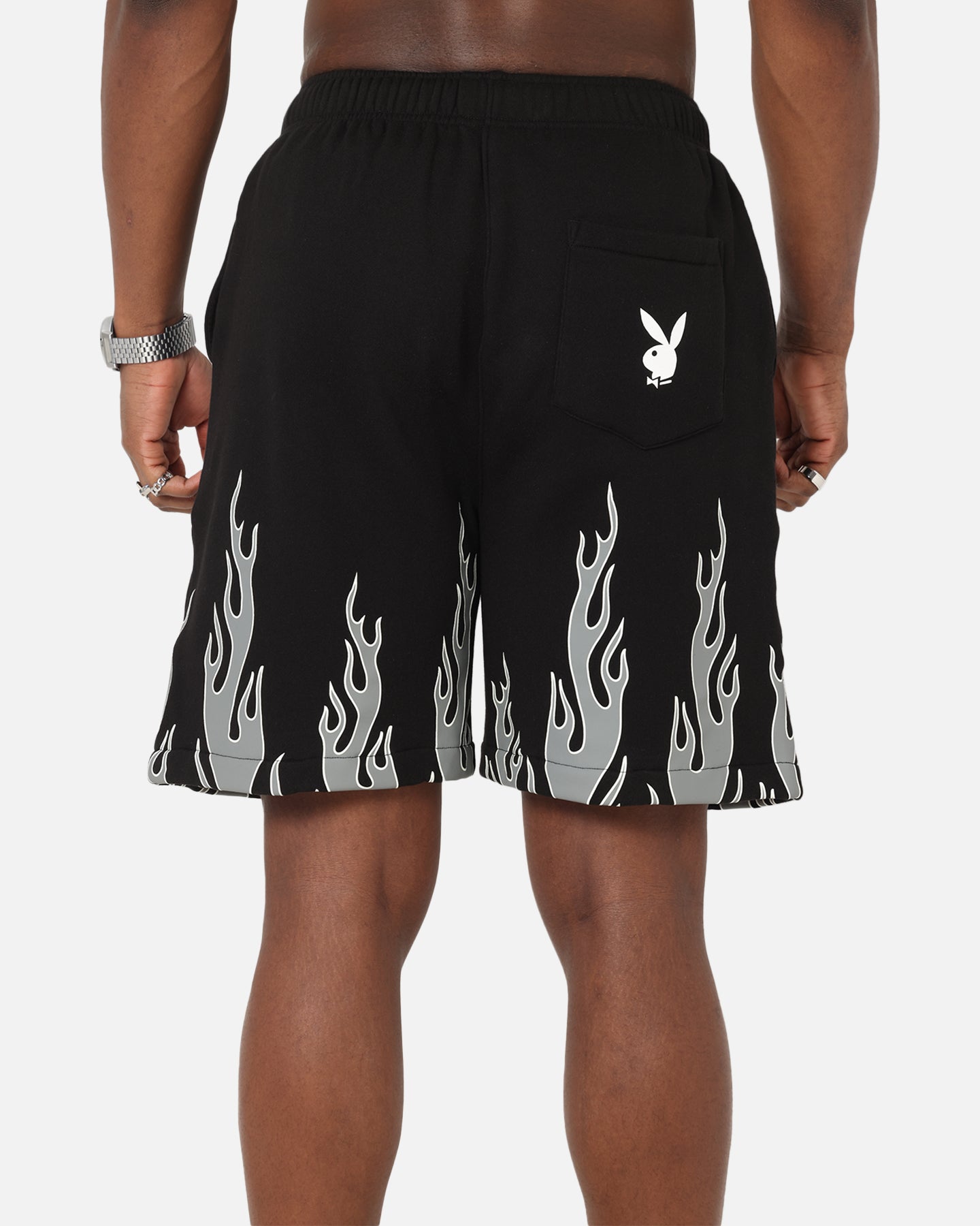 Playboy Gothic Flames Shorts Black、mySite、zt4zffjzw