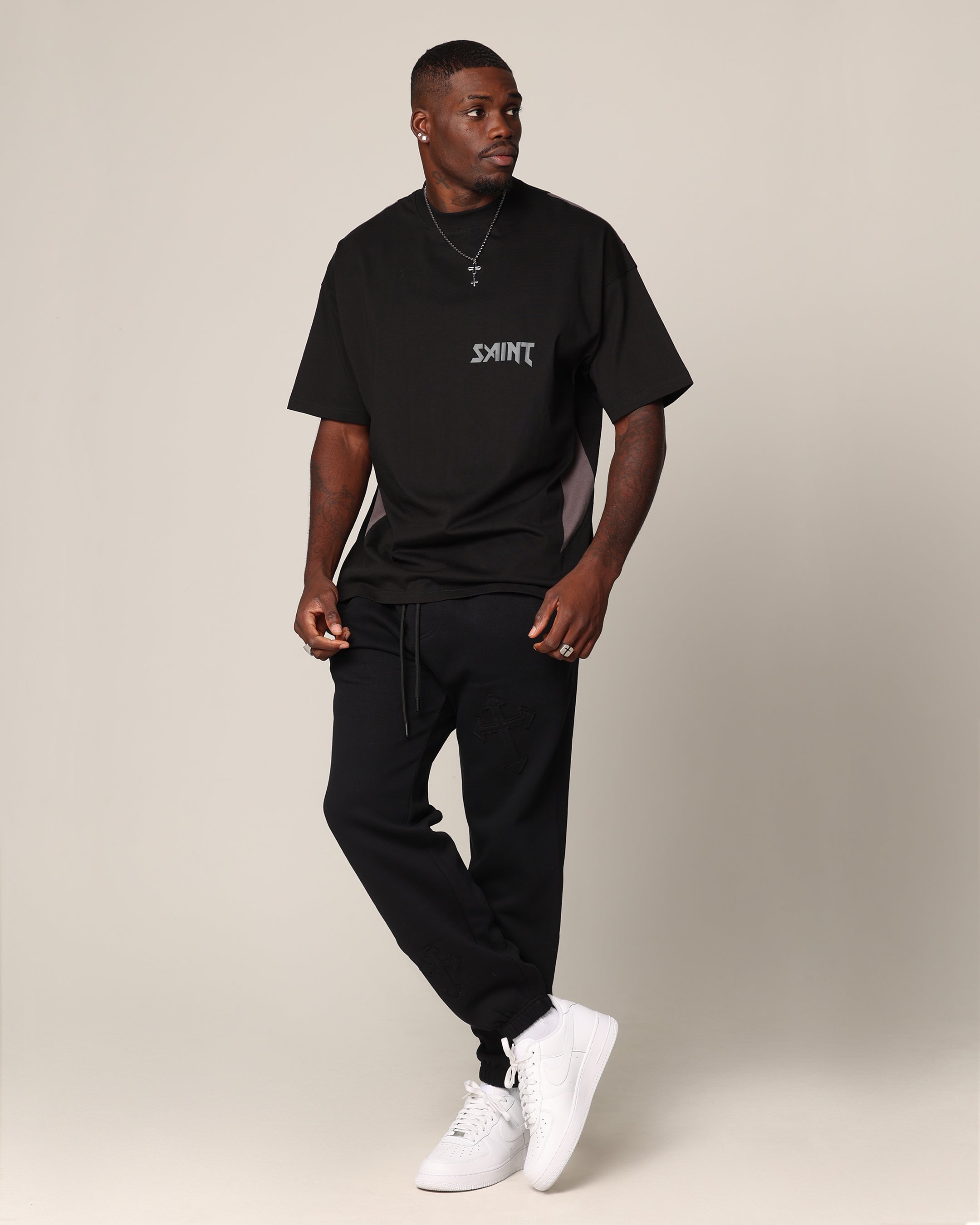 Saint Morta Rage Boxy T-Shirt Black/Grey、mySite、zt4zffjzw