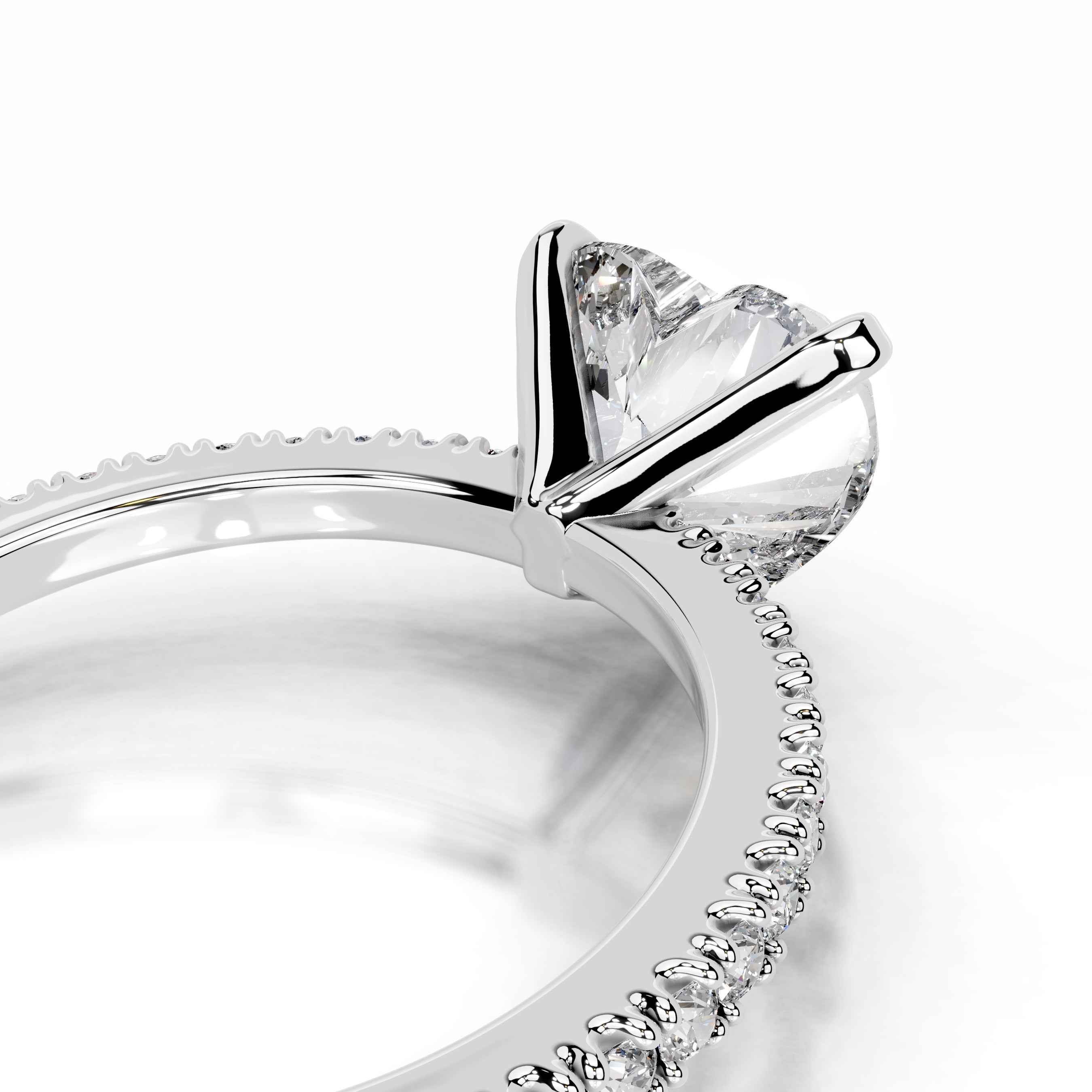 Luisana Lab Grown Diamond Ring - 18K White Gold、mySite、hinf8tx79