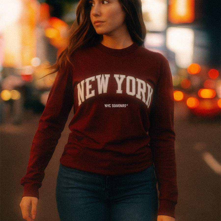 Souvenir Edit: NEW YORK Arch Chromatic Block Long Sleeve、mySite、vikingsvslions