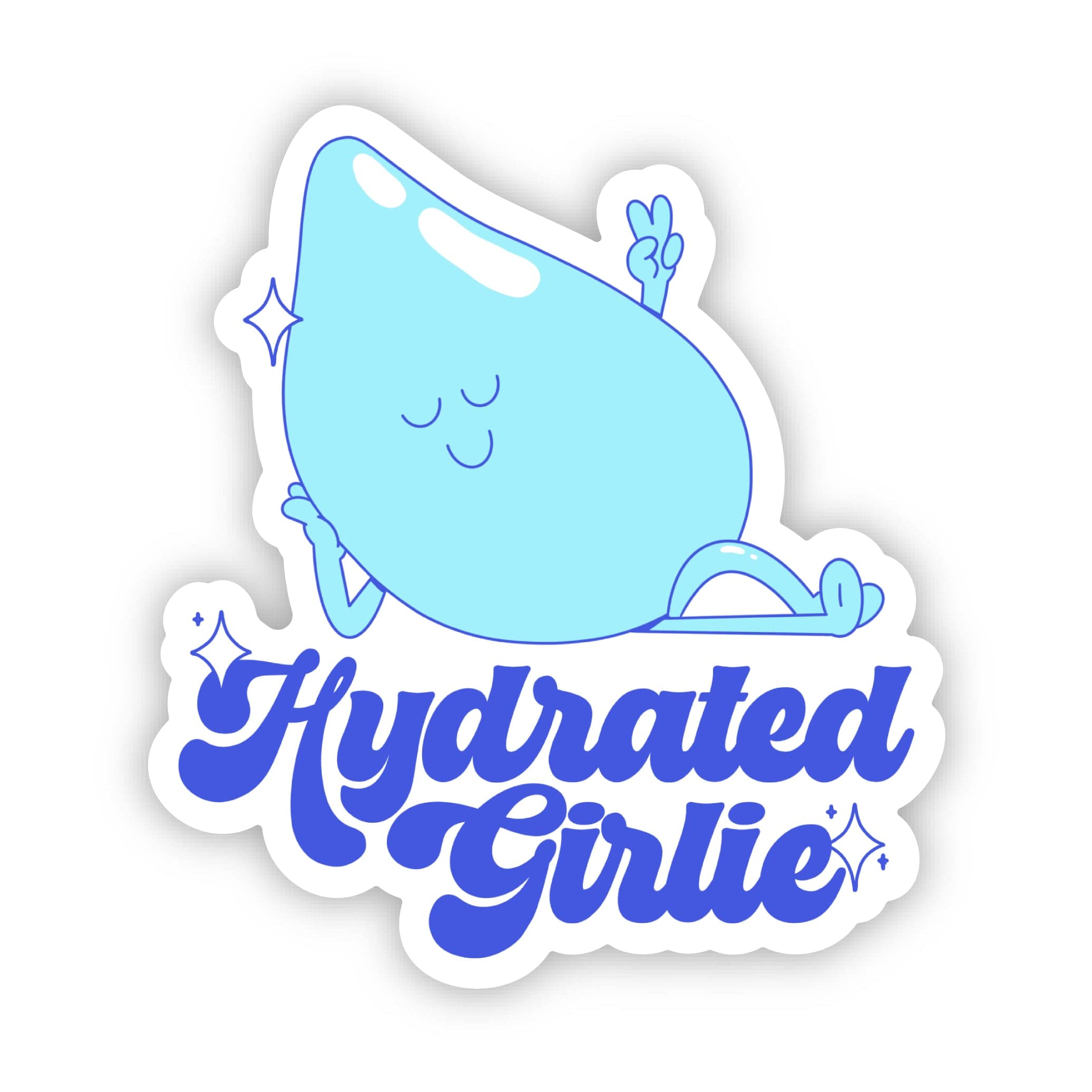  Hydrated Girlie Relaxed Water Sticker、mySite、ghnorth