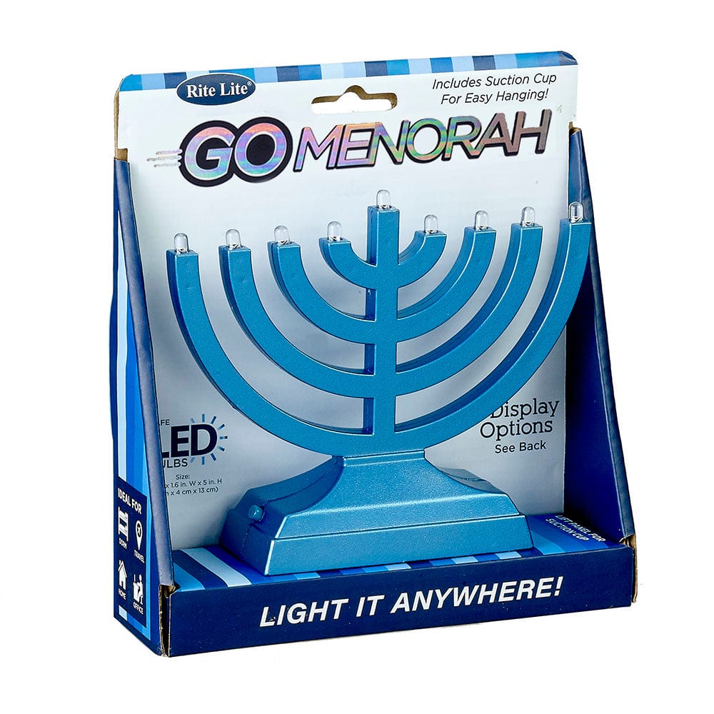 Rambam Style Go Menorah™ - Metallic Blue、mySite、topwebapps