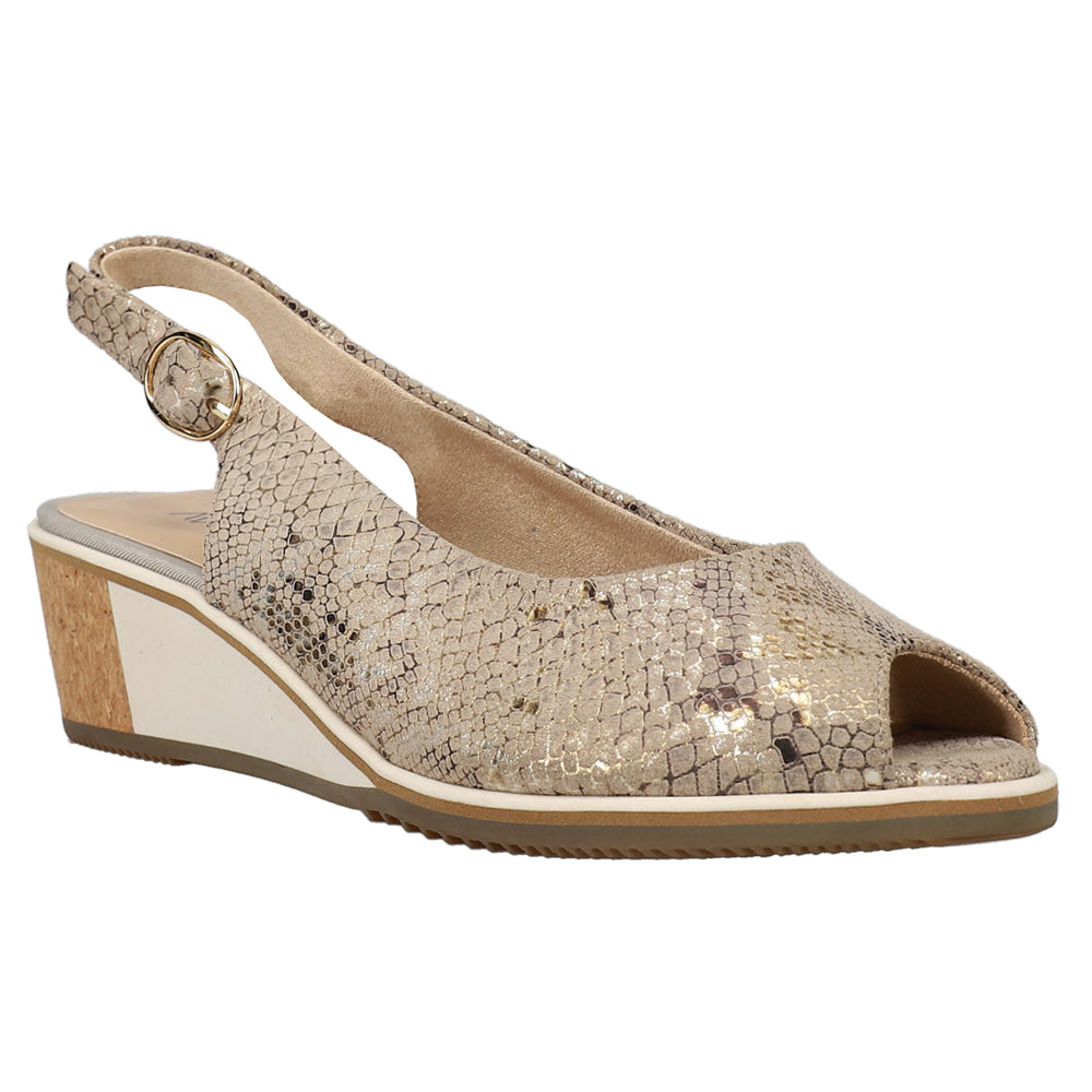 Baise Snake Peep Toe Slingback Pumps、mySite、gtrtttuynbv