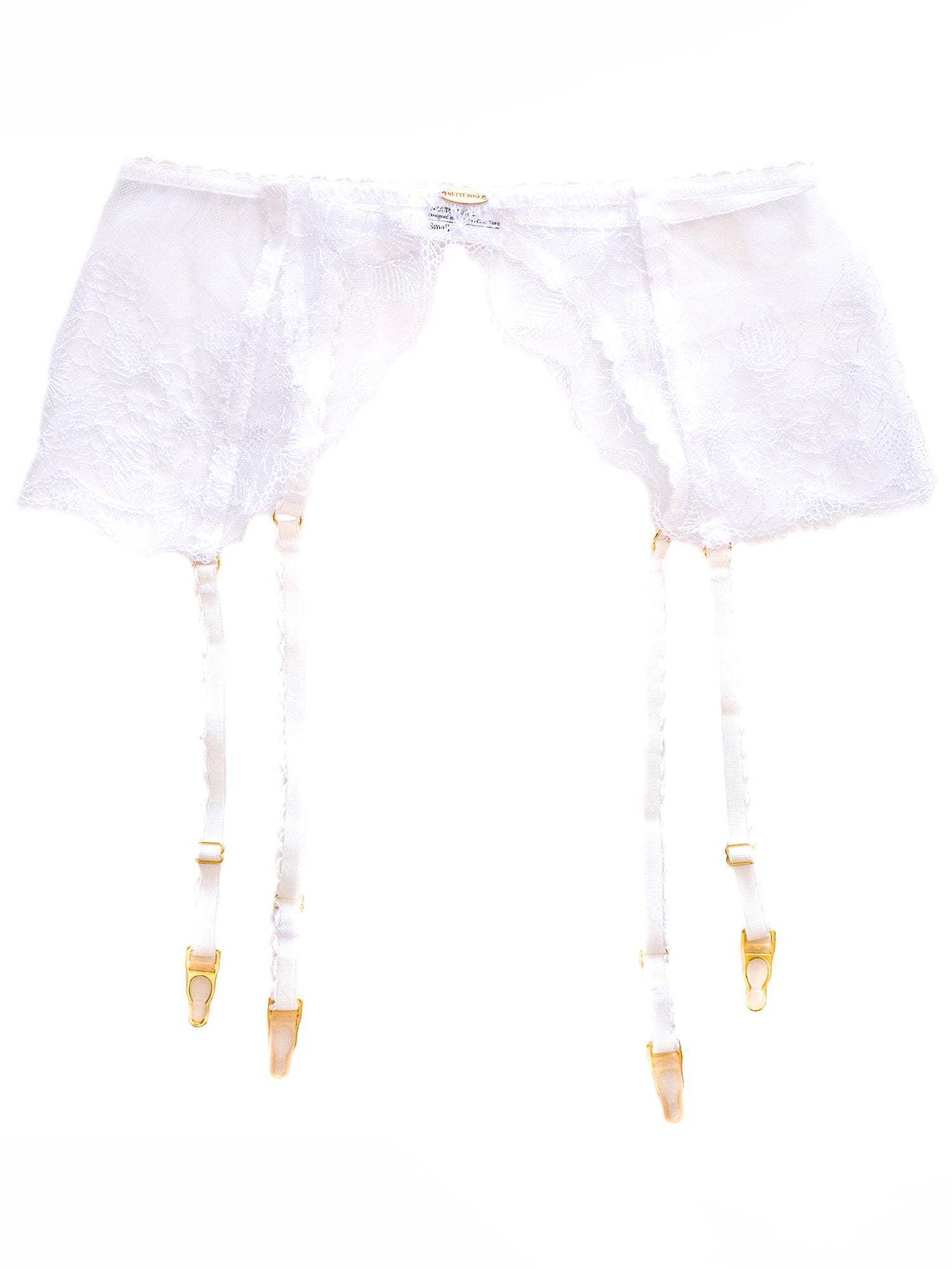Sophie Longline Garter Belt - White、mySite、bengalsvssteelers