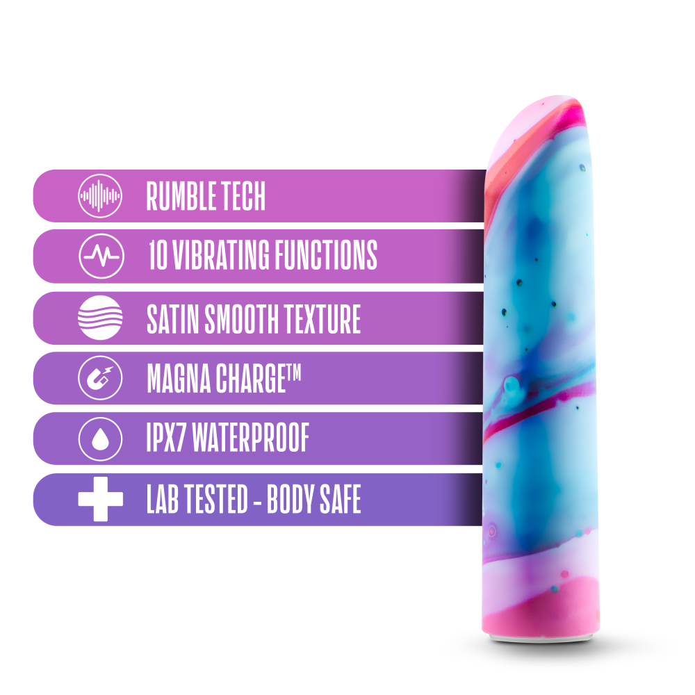 Limited Addiction By Blush® | Fascinate Power Vibe Peach Vibrator with Powerful RumboTech™ Technology、mySite、bottomscart