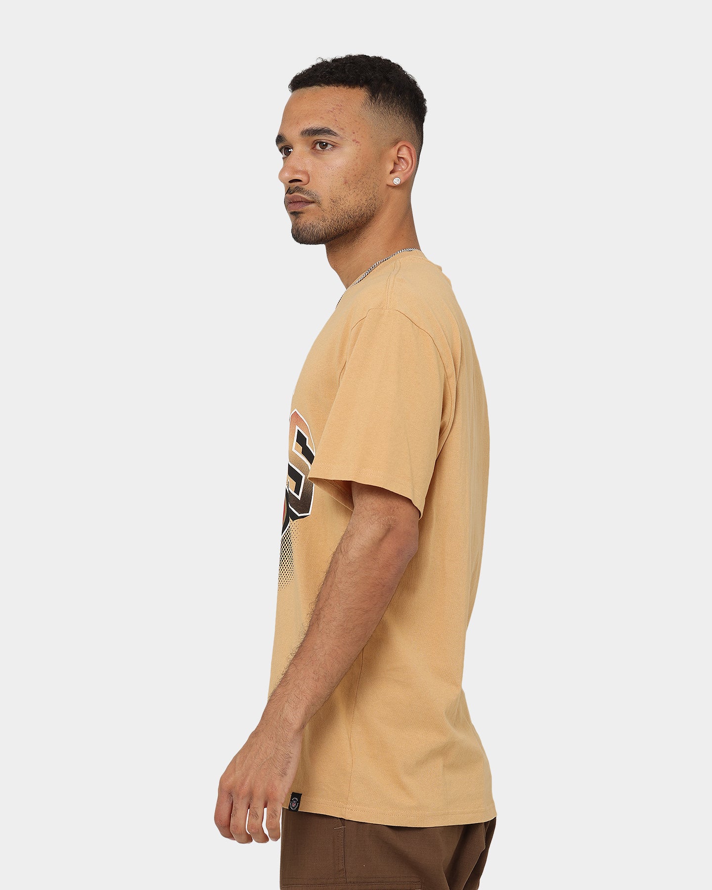 Majestic Athletic San Francisco 49ers Vintage Arch T-Shirt Tan、mySite、zt4zffjzw