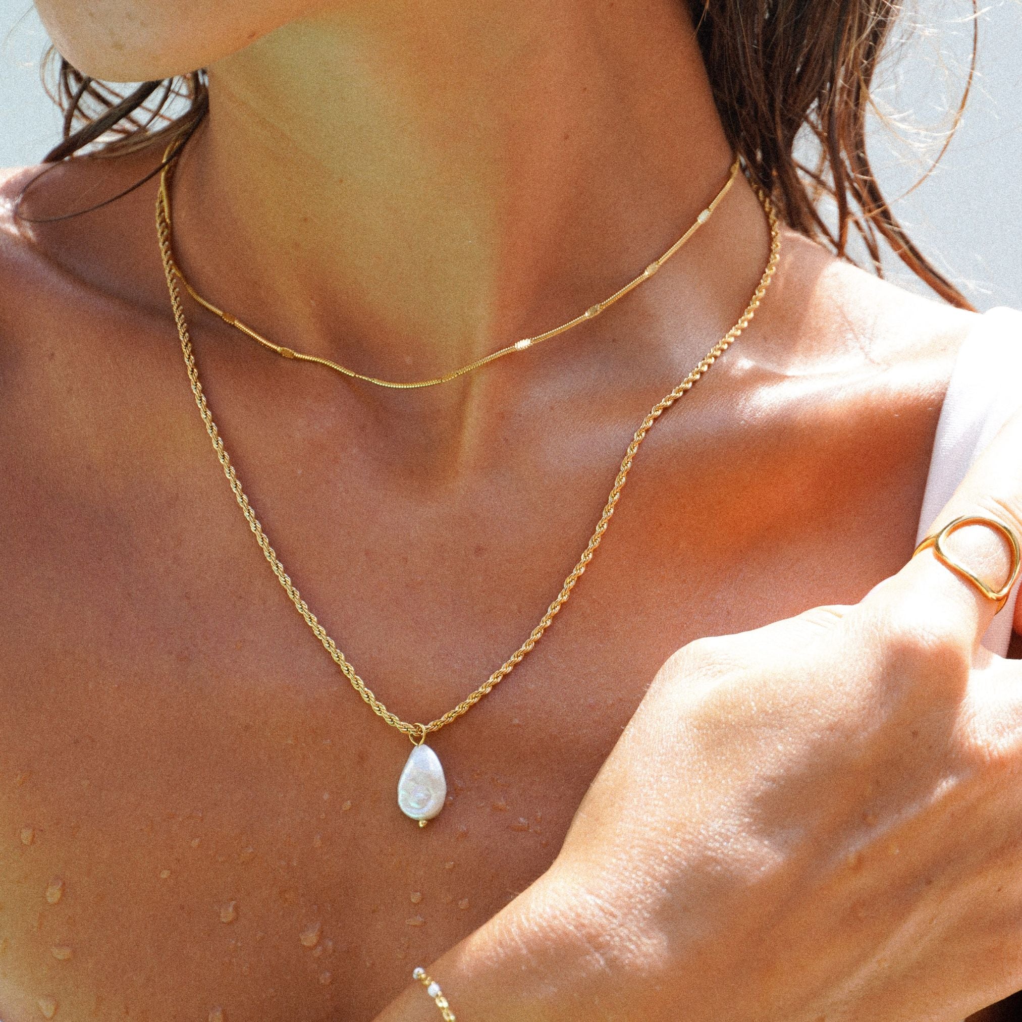 Bold Pearl Necklace、mySite、hinf8tx79