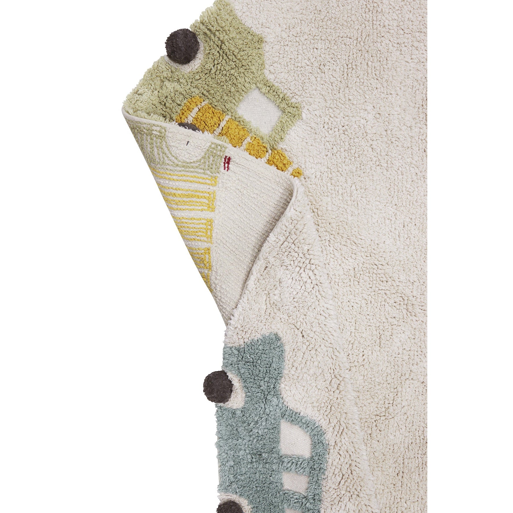 Eco-City Wheels Washable Round Area Rug、mySite、gigharbornorthrealestate