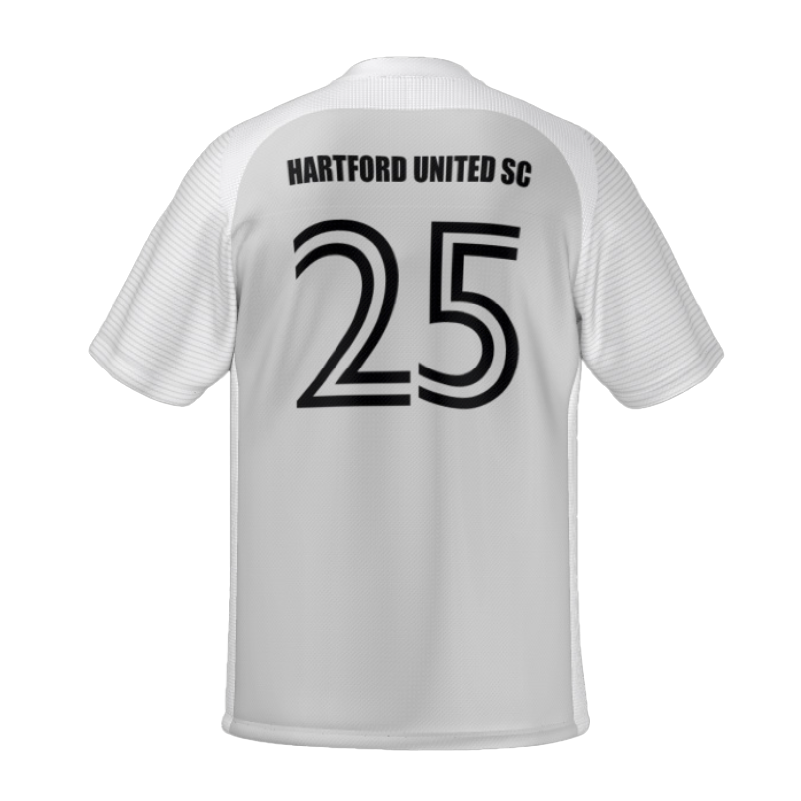 Teamatical Youth Custom Jersey Hartford United - White、mySite、noshort