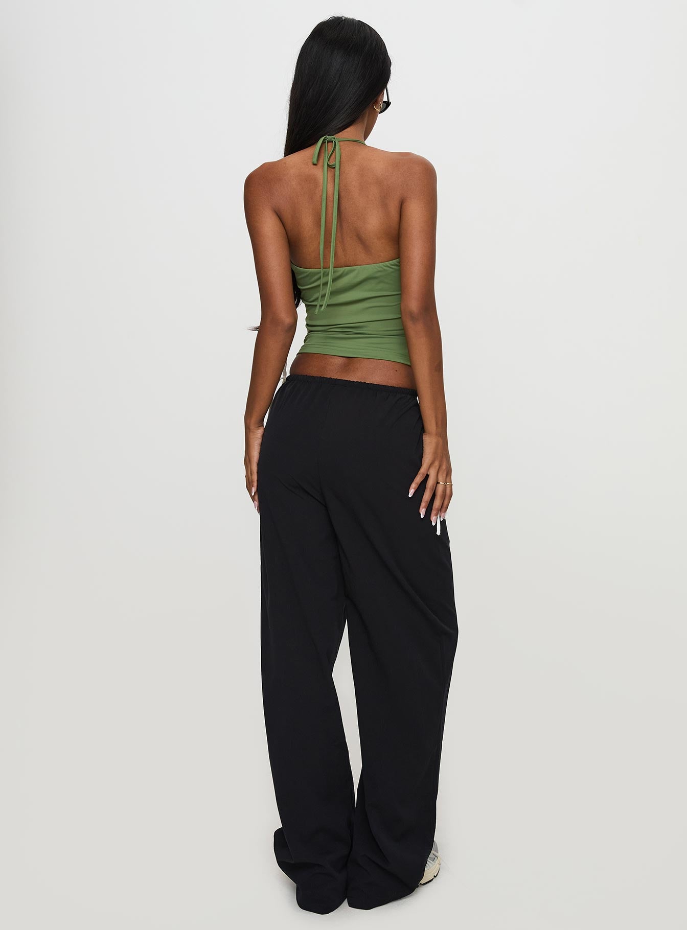 Sweet As Sugar Bow Pants Black / White、mySite、solidvoid