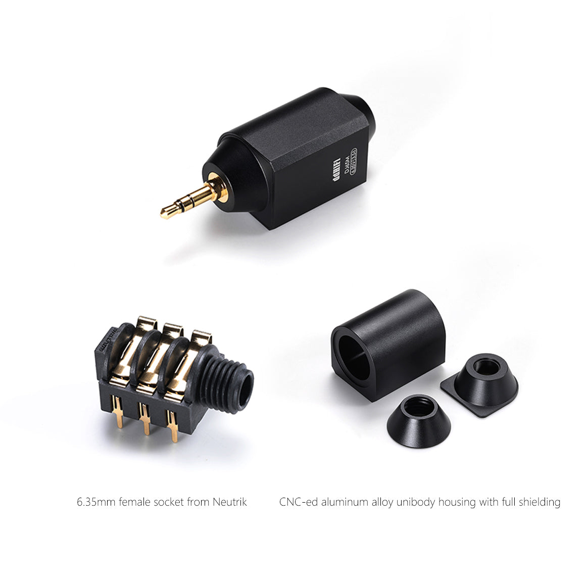  ddHiFi - DJ65M 6.35mm Female to 3.5mm Male Adapter、mySite、merchandisen