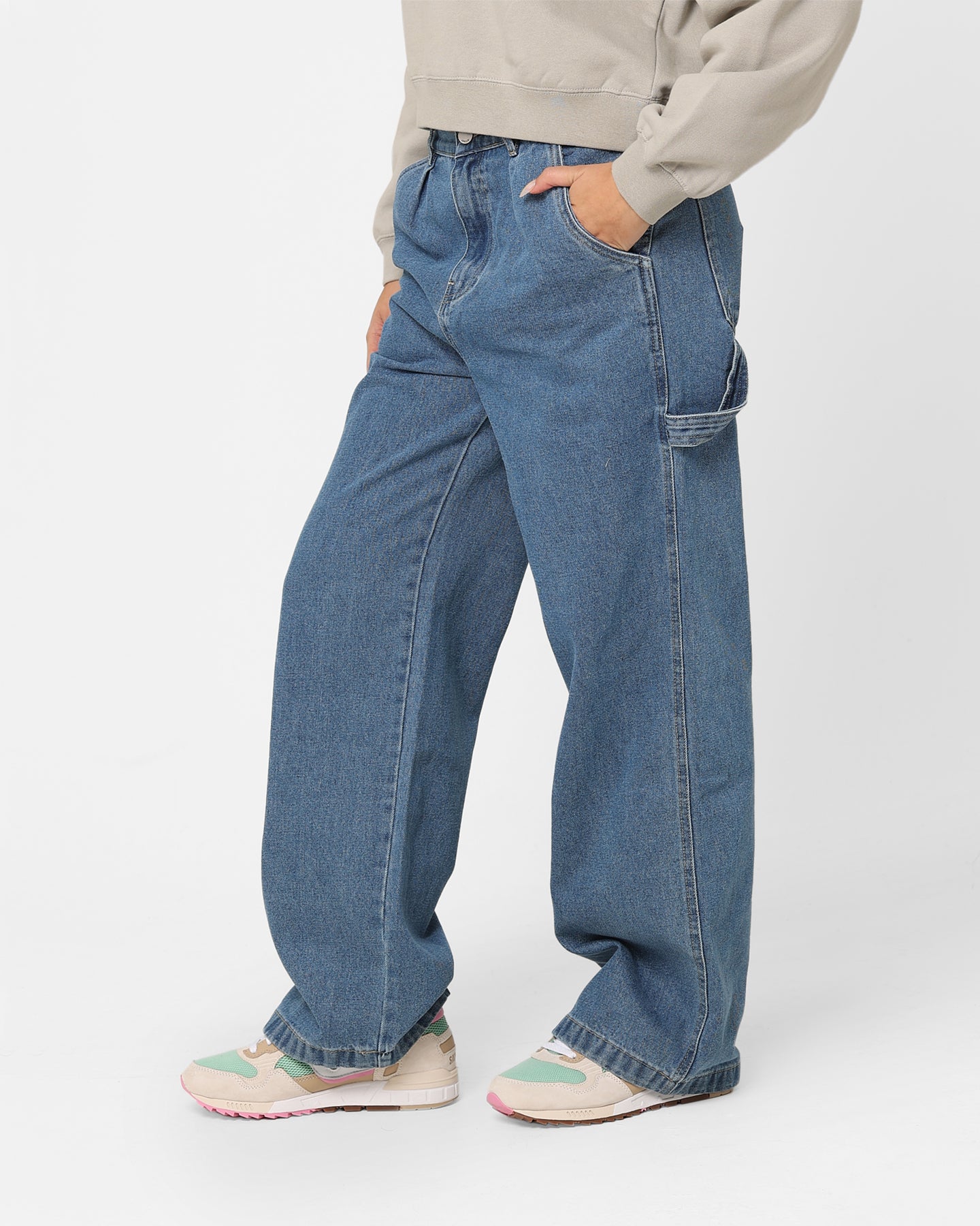 Stussy Women's Nevada Denim Pants Indigo Denim、mySite、zt4zffjzw