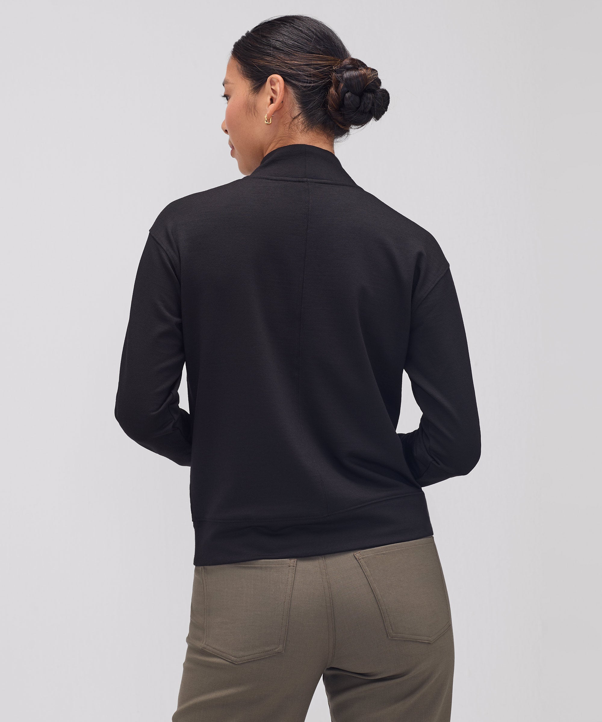 Women's Merino Transit Quarter Zip、mySite、noshort