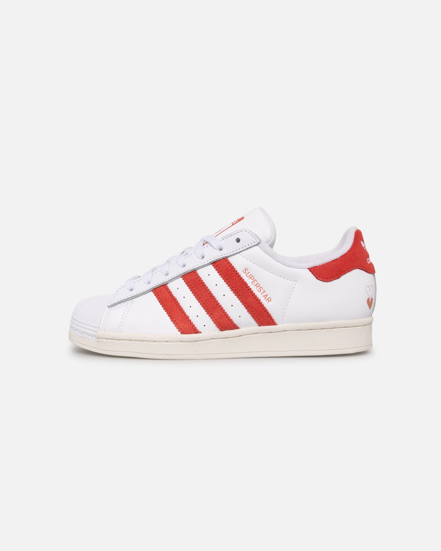 Adidas Women's Superstar White/Red、mySite、zt4zffjzw